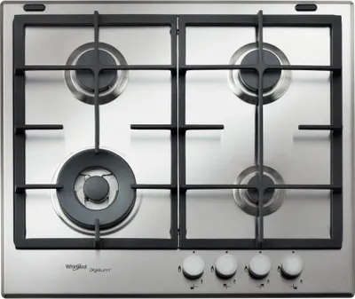 Immagine prodotto di Whirlpool GMR6422IXL Piano Cottura 4 Fuochi a Gas 60 cm Acciaio