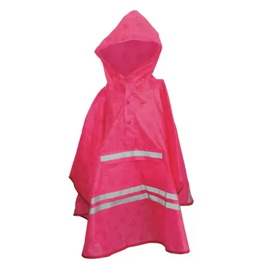 Immagine prodotto di ROTH 89443 Poncho da pioggia per bambini ReflActions "Diamond", rosa