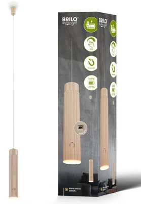 Obrázok produktu pre Nabíjateľná LED závesná lampa, dotykové stmievanie, 280 lúmenov, 3,5 W, béžová