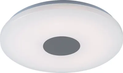 Produktbild von LED Deckenleuchte, Chrom, Acryl, rund, satiniert, 37,5 cm