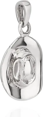 Produktbild von Kettenanhänger Cowboyhut 925 Silber 18x11mm Cowgirl Sheriff Silberanhänger