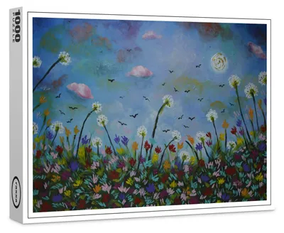 Produktbild von raxxa Premium-Puzzle "Field Flowers", 1000 Teile