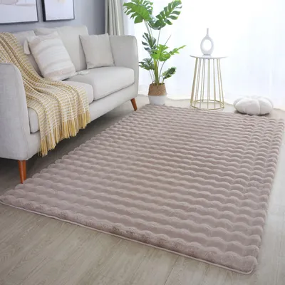 Obrázok produktu pre Carpetsale24 Hebký Vysoký Chlup Koberec do Obývacího Pokoje,Jednobarevný, Super M?kký, Plyšový a Útulný s Imitací Kožešiny, Velikost: 80x250 cm