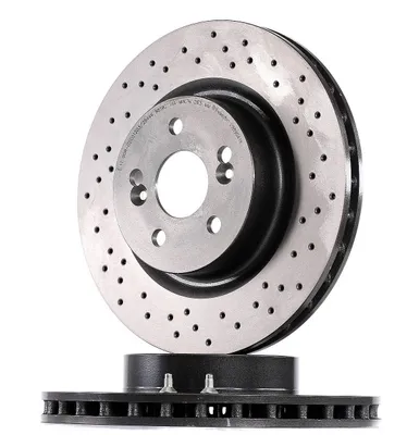 Produktbild von 2x BREMBO 09.8904.1X Bremsscheibe Vorderachse