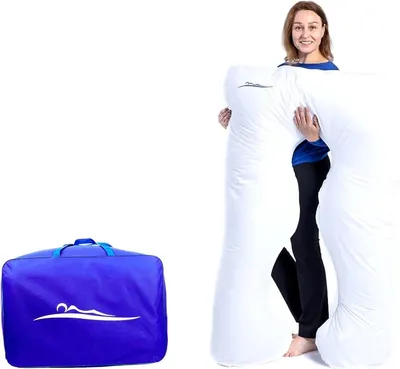 Obrázek produktu pro Ergonomický polštář - Tělový polštář - Bílá - 100 x 150 cm