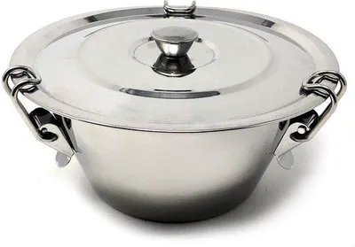 Produktbild von Ibenzoa® Puddingform mit Deckel – Edelstahl Wasserbadform 20 cm Ø, 10 cm hoch, 1510 ml, hitzebeständig bis 250°C, spülmaschinengeeignet