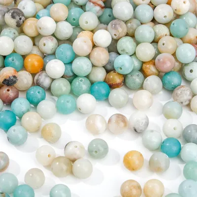 Productafbeelding van Parels, 8 mm, edelsteen, 90 stuks, geschikt voor armbanden en kettingen