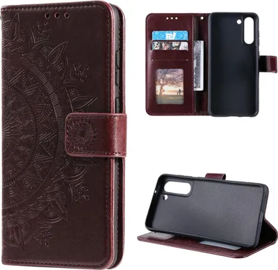 Immagine prodotto di Custodia per Samsung Galaxy S21 FE custodia del telefono cellulare flip case cover bag case mandala