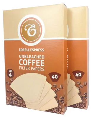 Kegelförmige Kaffeefilter Größe 4, ungebleicht, 800 St.