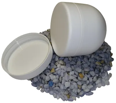 Produktbild von 5  Weiß Cremedose, Cremdosen / Tiegel 30g Saphira