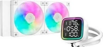 Immagine prodotto di Raffreddamento PC, DEEPCOOL LD240 WH, raffreddatore a liquido, ventola da 12 cm, bianco