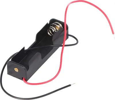 Produktbild von Batteriehalter, Akkuhalter für 1x Mignon AA LR6 Batterie, Akku – Batteriehalter AA Mignon, Batterie Halterung Elektronik (Kunststoff)
