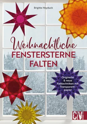 Produktbild von Weihnachtliche Fenstersterne falten