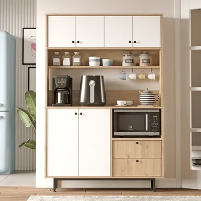 Produktbild von Skye Decor, RE5-SW, Schränke, Mehrzweckschrank, Eiche, 120 x 180 x 35,5 cm