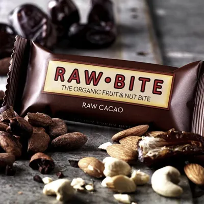 Produktbild von RAWBITE The Organic Fruit & Nut Bite Cacao 50g