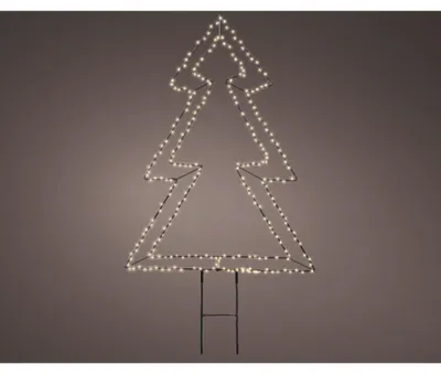 Immagine prodotto di Albero in metallo con micro LED, lunghezza esterna 1 cm x L. 45 cm x A. 60 cm