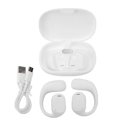 Obrázek produktu pro Sluchátka do uší s umělou inteligencí a Bluetooth, Podpora 74 jazyků a 70 přízvuků, Potlačení šumu, Pro hudbu a hovory, Bílá