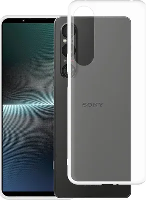 Image de Cazy Coque compatible avec Sony Xperia 1 V Coque en Silicone - Coque Flexible - Transparant