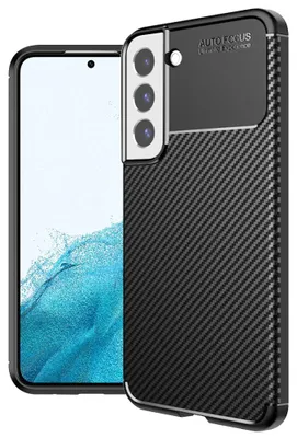 Obrázok produktu pre Techsuit CarbonFiber kryt na Samsung Galaxy S22 5G – čierny