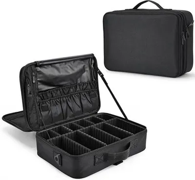 Produktbild von Schönheitskoffer - Kosmetikkoffer - Visagiekoffer - Reisebeauty case - Ideal für Reisen - Handreisefach - Kosmetikcase - Schönheitscase - Beautytrolley - Make-up-Koffer