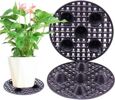 Produktbild von Famanu Untersetzer für Blumentöpfe - Schutz und Drainage - 4 Stück - 30 cm
