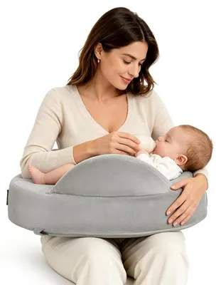 Produktbild von Omgoods – Ergonomisches, verstellbares Stillkissen mit waschbarer Bezugshülle
