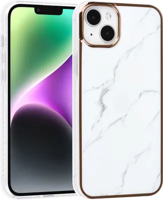 Produktbild von UNIQ Accessory iPhone 14 & 15 Plus TPU Backcover - Marble
