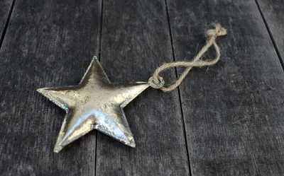 Immagine prodotto di Stella shabby oro 8 cm