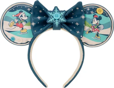Produktbild von Loungefly Disney Mickey & Minnie Holiday headband
