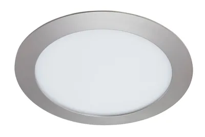 Produktbild von Briloner LED Einbauleuchte Panel Nickel matt rund Ø22,5cm IP44 18W 1800lm Neutralweiß 4000K 4-Stufen-Dimmbar