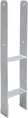 Zdjęcie produktu dla 8x 121MM Kotwa słupa Belka H Kotwa słupa Tuleja wbijana Wspornik słupa Wspornik słupa H