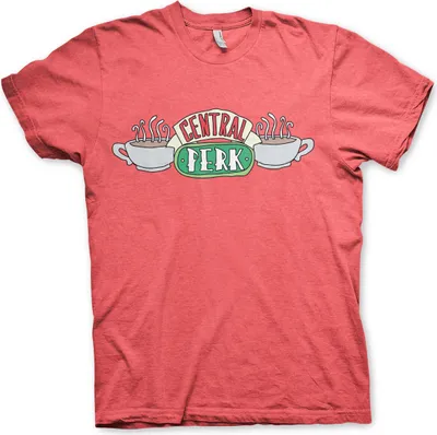 Obrázok produktu pre Priatelia - Tričko Central Perk - veľké - červené