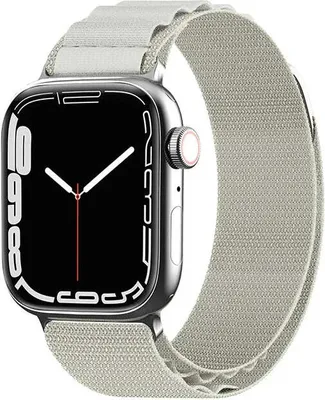 Produktbild von Alpine Steel Schnallenarmband für Apple Watch 42 / 44 / 45 / 49 mm - Grau