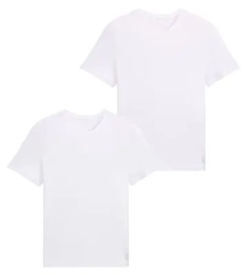 Produktbild von TOM TAILOR Herren Crewneck T-Shirt im Doppelpack, 20000 - White, XL