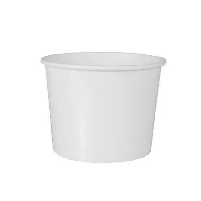 Produktbild von Suppenbecher, Pappe "To Go" rund 350 ml Ø 9,9 cm · 7 cm weiss