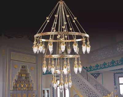 Produktbild von Luxus xxl Decken Leuchte Lampe Leuchten Wohnzimmer Leuchte 160x280