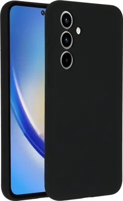 Produktbild von Accezz Liquid Silikoncase Samsung Galaxy A35 - Schwarz