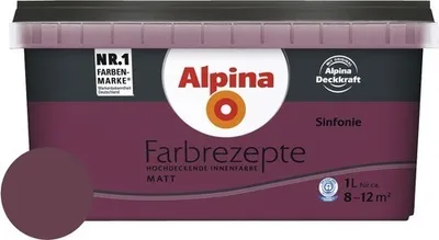 Produktbild von Alpina Wandfarbe Farbrezepte Sinfonie 1 l