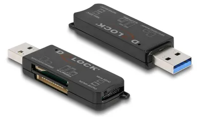Immagine prodotto di DELOCK Lettore di schede USB SuperSpeed per SD/ Micro SD/MS