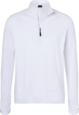 Produktbild von Men's Sports Shirt Half-Zip white, Gr. XXL