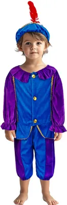 Immagine prodotto di Pietenpak costume viola blu 110-116 cm costume da bambino carnevale