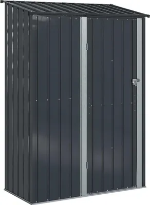 Obrázek produktu pro vidaXL Zahradní přístřešky antracit 140,5 x 74 x 200 cm kovové