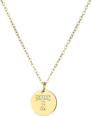 Immagine prodotto di Collana Alfabeto T/Oro - Eleganza Unisex KP21225