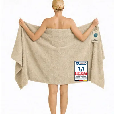 Produktbild von Komfortec Badetuch 100x200 cm aus 100% Baumwolle