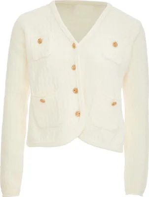 Produktbild von CARNEA damen strickjacke - wollweiss, M