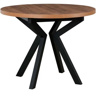 Produktbild von Tisch DS59 Nussbaum Laminat / Schwarz