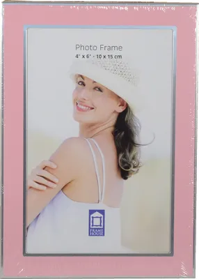 Produktbild von T6410  LIGHT PINK-SILVER  Rahmen Metall 10x15 rosa