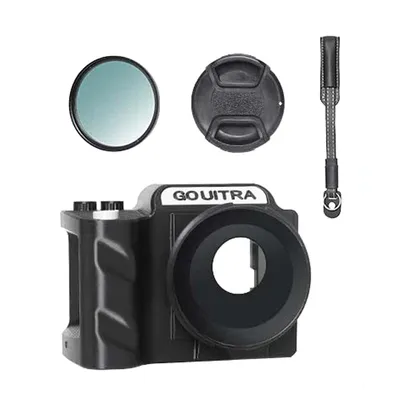Produktbild von Kameragriff, UV-Objektiv Action-Kamera-Griff, Ein-Knopf, Vlog-Unterstützung, kompatibel mit Insta360 Go Ultra