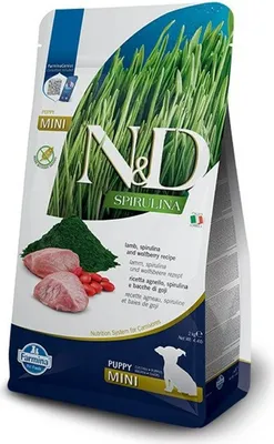 Produktbild von Farmina N&D Welpen/Junioren Lammfutter 2 Kg Spirulina