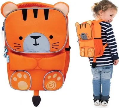 Zdjęcie produktu dla Plecak Toddlepak Trunki Tygrys Tipu - Pomarańczowy